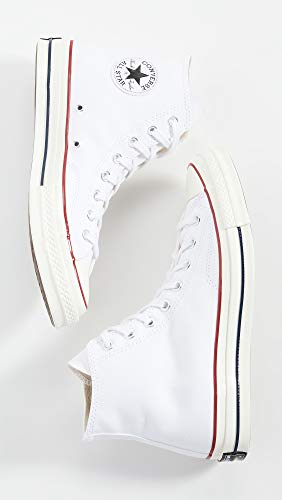 Converse Converse Unisex Taylor Chuck 70 Hi Sneakers, Mehrfarbig (White/Garnet/Egret 102), 43 EU