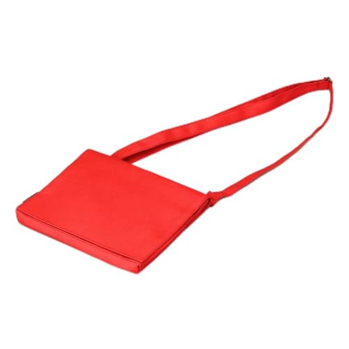 ミュージアムバッグ 赤 メンズ レディース 斜めがけ ショルダーバッグ 帆布 a5 富山県 氷見市