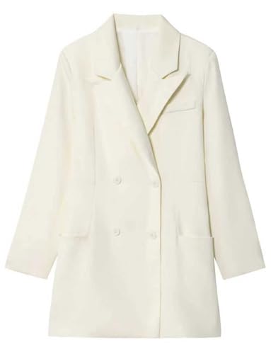 Blazer Formel Femme Manteau Double Boutonnage pour Dîner Chic
