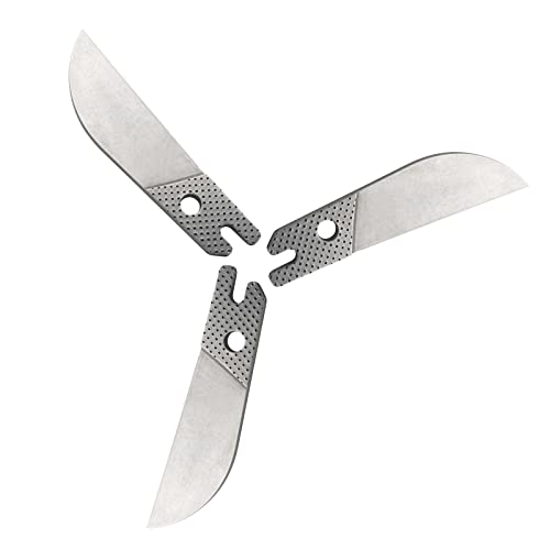 Image of FLORA GUARD 3 Pack Miter Shears Replacement Blade - Upgraded SK-5 Steel Angle Shears Blade for Multifunctional Use, Miter Trim Cutter Replacement Accessory for FLORA GUARD