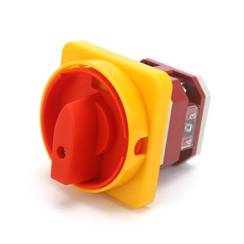 TSIOHKBS LW12-16/1GS 16A Two Position One Pole Combination Knob Padlock Master Control Circuit Rotary Power Cut-Off Cam Switch