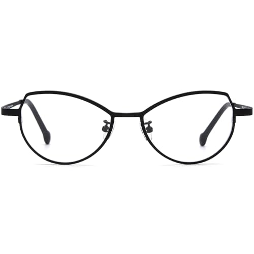 Image of FONEX Colorful Pure Titanium Glasses Frame Women Retro Round Eyeglasses