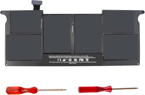 Image of Laptrix A1406 /1495 /1465 /1370 Laptop Battery for Mac Book Air 11 Inch A1370 (Mid 2011) A1465 A1495 Battery Mid 2011 2012 2013 Early 2014 2015 Years 7.6V /4600mAh /35Wh