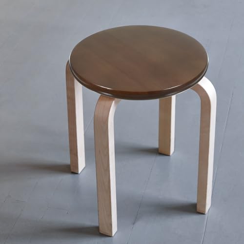 Assise de tabouret rond en bois de remplacement pour chaise de cantine - 4