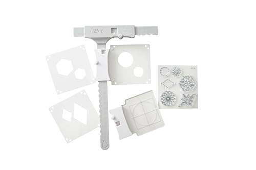 Sizzix Kit de démarrage pour impression et patron, pochoir et accessoire pour tampon 667098