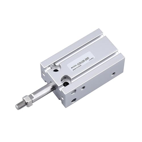 Cilindro neumático CU10 de simple efecto y montaje libre con carrera de 5mm 3