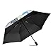 GuoChe 90s_fashion_watercolor_wallpaper UV50+ Wedding Umbrellas Under the Sun Windproof Sun-proof Waterproof Windproof Travel Umbrella Auto Open