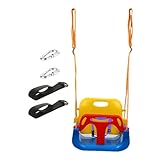Toddler Swing Seat, Outside Baby Swing, Heavy-Duty Portable Play Chair Safety for Nursery Indoor Porch Playground Patio Backyard