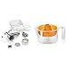 Bosch Electroménager MUZ5FW1 Accessoire Hachoir à Viande pour Robot culinaire & MUZ5ZP1 Presse-agrumes transparent avec cône orange Compatible avec robots culinaires Bosch série MUM5