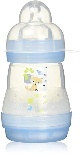 Mam Anti-Colic PA Free Baby Bottle for Boys, 7 Ounce Mam Anti-Colic PA Free Baby Bottle for Boys, 7 Ounce