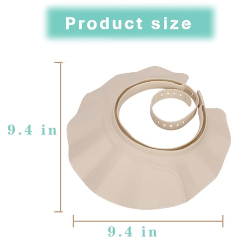 Image of Baby Shower Cap Hat Soft Adjustable Bath Head Cap Visor for Washing Hair Safe Shampoo Shower Bathing Protection Head Eye Ear,Shampoo Caps for Toddler,Baby,Kids,Children,Makes the Bath More Fun