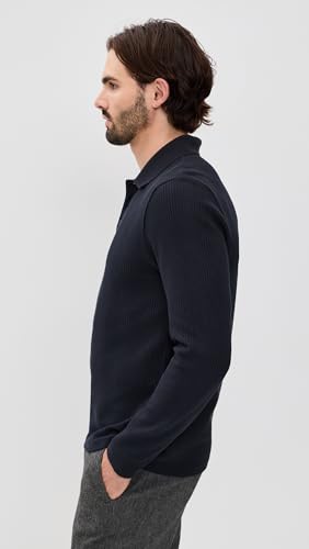 Vince Men's Variegated Texture Polo4