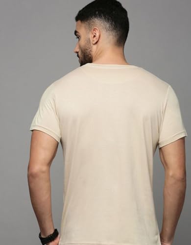 Image of Veirdo 100% Pure Cotton Regular Fit Cool & Trendy Front Printed Half Sleeve T-Shirt Combo for Men (Available Colors: Black, Navy, Swanwhite, White & Green)