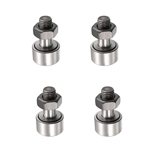 Hipicco Cam Follower Needle Roller Bearing, Cf6/Kr16 16Mm Roller Diameter Stud Type Track Cam Followers For Machine Tool Guide Rail And 3D Printers 4Pcs #TOP24