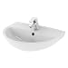Produktbild DOMINO KERAMIK WASCHBECKEN WEISS 49.5 CM #51575