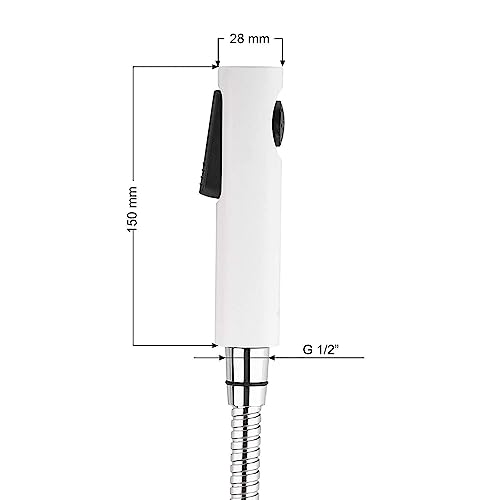 Image of Health Faucet White Body /Health Faucet Gun /Jet Spray /Premium Jet Spray for Toilet (Gun Only)
