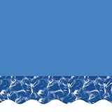 Smartline 20 ft Round Swimming Pool Liner | Swirl Bottom | Overlap Style | 48-52 Inch Wall Height | 20 Gauge Heavy Duty Virgin Vinyl | Designed for Steel Sided Above Ground Swimming Pools