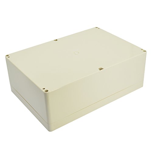 Lemotech Waterproof Dustproof Ip65 Abs Plastic Junction Box Universal Electric Project Enclosure Pale Gray 10.4 X 7.2 X 3.7 Inch (263 X 182 X 95 Mm) #TOP2