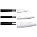 Kai 67-W13 Wasabi Set 3-teilig 6710P und 6715U Allzweckmesser, 6716S Santoku