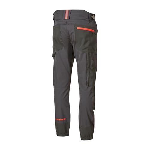 U-Power | Pantaloni Da Lavoro Uomo Horizon, In Tessuto Stretch, Vestibilità Jogging, Elasticizzato, 90% Nylon 10% Spandex - 2