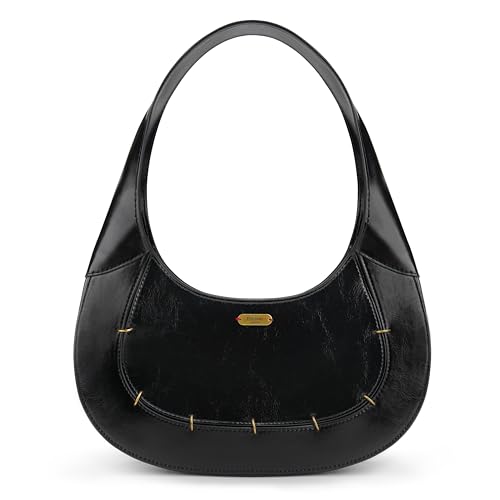 Women's Shoulder Bag Vintage Crescent Small Purse Mini Handbag for Evening Going Out