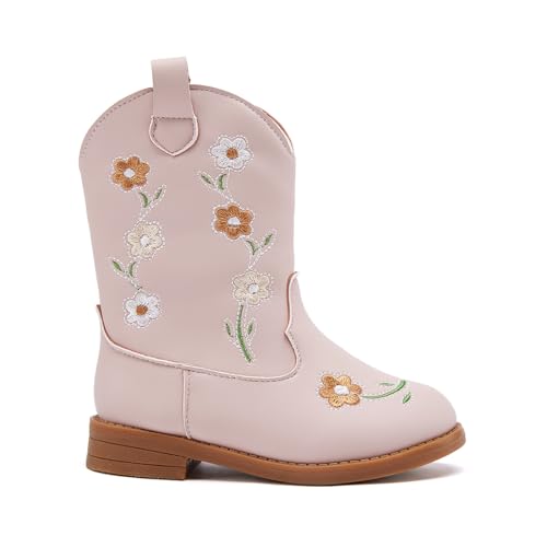 Pink Western Cowboy Boots for Toddlers - BMCiTYBM Boys & Girls Size 7 angle 3