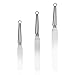 3 Piezas Kit de Espátula de Repostería, 6/8/10 Pulgadas Profesionales Espátulas de Glaseado, Juego de Cuchillos de Repostería de Acero Inoxidable, Cuchillo de Pastel de Cocina para Decorar Pasteles