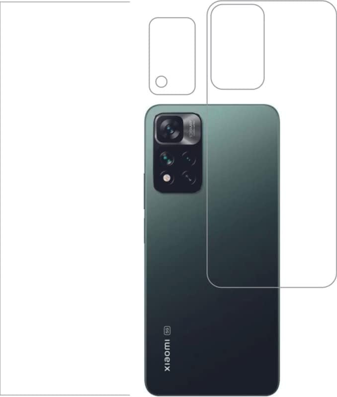 Generic Front And Back Screen Protector For Xiaomi 11i hyper charge EDGE TO EDGE UltraClear 9H Unbreakable Front And Tpu mix Back Guard (SET OFF 1)