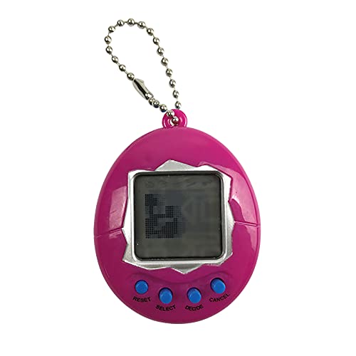 YYDSBBA New Random Color 49 Pets in One Virtual Pet Cyber Pet Toy Retro Funny AR Kitty Dogs Panda T-Rex and Other Pets for Kids Adults Nostalgic 90s Toy, Pink