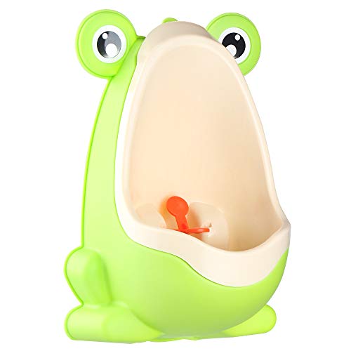 New Cute Frog Potty Training Urinal With Drain Tube For Boys, Tomorotec Kids Urinal Trainer With Funny Aiming Target #TOP6
