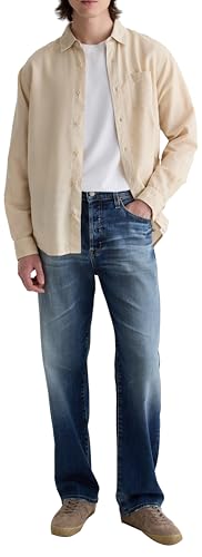 AG Adriano Goldschmied Men's Felix Vintage Straight Jean, 10 Years Cayo2