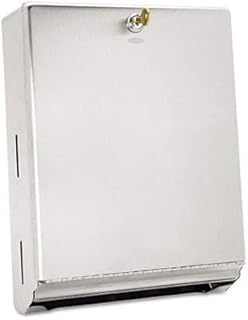 (6 Pack Value Bundle) BOB262 Surface-Mounted Paper Towel Dispenser,10 3/4 x 4 x 14, Stainless Steel