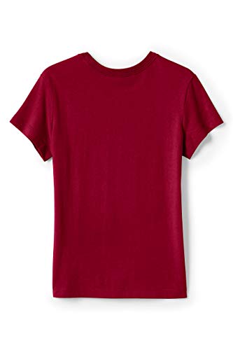 Lands' End Girls Essential Short Sleeve Cotton T-Shirt #TOP8