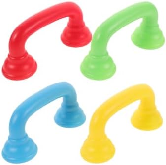 4pcs Whisper Reading Phones Plastic Colorful Auditory Feedback Whisper Phones Speech Therapy Hear Myself Sound Phone Model Speech Therapy Tool Party Game Props