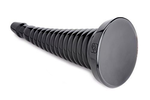 Master Series Giant Ribbed Anal Ribbed Cone, Black (Af608) #TOP2