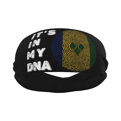 Está En Mi ADN San Vicente Y Las Granadinas Unisex Cinta Sudor Cabeza Elástica Diadema Deportiva Absorbente Banda para El Sudor para Fútbol Fitness Gimnasio Entrenamiento