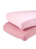 Simple Joys by Carter's Toddler Girl's Baby Girls' 2-Pack Cotton Changing Pad Covers Baby Costume, Pink/Blush, OSZ