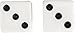 Trick Tops Dice (1 PR/Pack), White