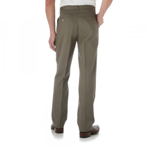 Wrangler Men’s Riata Pleated Relaxed Fit Casual Pant, Sable, 28X34 #TOP2