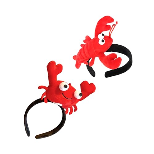 Bandeau cheveux homard rouge pour cosplay anime et serre-tête crabe halloween enfant