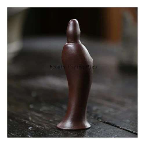 Statue Bouddha Guanyin en argile Yixing faite main pour thé - 6