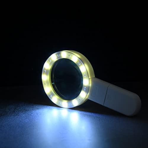 30-Fache Vergrößerungsglas Mit Led-Beleuchtung – Hochwertige, Beleuchtete Juwelierlupe Für Den Mobilen Einsatz