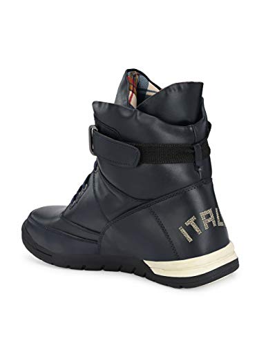 Image of Eego Italy Men's High Top Premium Boots NR-6 (Dark Blue, 7)