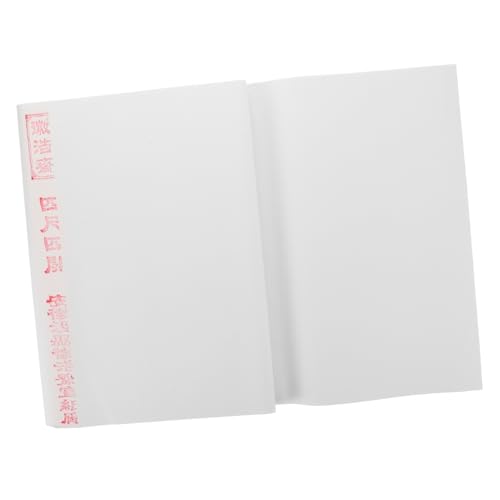NUOBESTY 100 Sheets of Thick Rice Paper Sheets Ideal for Chinese Calligraphy Painting and Ink Art Great Air Permeability and Elasticity