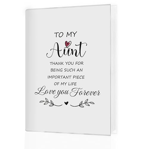 Álbum de fotos para tía, 4x6 pulgadas, regalo para tía de sobrino o sobrina, álbum pequeño de recuerdos con 18 bolsillos para 36 fotos miniatura 1