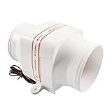 Compacto y diseñado específicamente: Diseñado para uso marino, este motor de soplador de sentina para embarcaciones cabe fácilmente en espacios reducidos y ofrece un potente flujo de aire donde más se necesita. Su forma eficiente permite una integración a bordo discreta pero altamente funcional.
