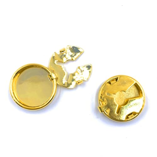 10pcs Brass Round Cuff Button Cover Cuff Links for Wedding Formal Shirt Mens Formal Button Covers Imitation Cufflinks3