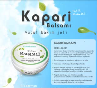 Fitoderman Yoğun Nemlendirici, Cilt Bariyerini Güçlendirici Yüz ve Vücut Kapari Balsamı