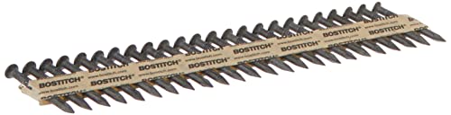 BOSTITCH Framing Nails, Paper Tape Collated, Metal Connector, 1 1/2-Inch x .148-Inch, 1000-Pack (PT-MC14815-1M)