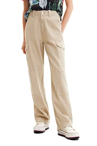 Desigual Women's Regular Woman Non Denim Long Trousers